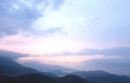 τα χρώματα του δειλινού απο το ανεμοδούρι στη νότιο ιθάκη