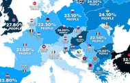 η παχυσαρκία στην αμερική έναντι της ευρώπης: 2 χάρτες τα εξηγούν όλα