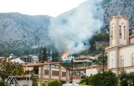 φωτιά ξέσπασε πριν λίγο στον αστακό