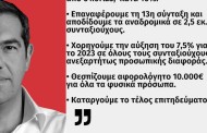τσίπρας: νομοθετούμε για την αύξηση μισθών και εισοδημάτων