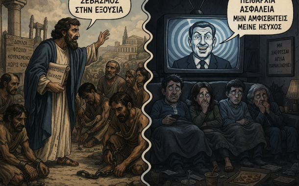 δδμανιάς: το να λες στον δούλο εγκράτεια είναι κοροϊδία