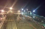 night time STS operation at quintero chile