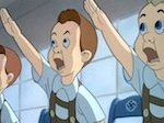 Disney cartoons using the Nazi sign main image