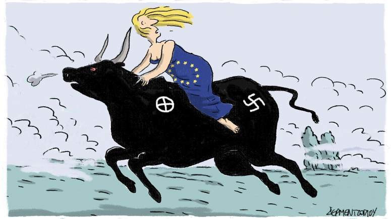 η αρπαγή της ευρώπης (σκίτσο) η αρπαγή της ευρώπης (σκίτσο)