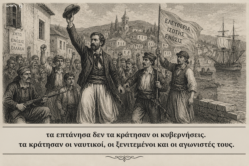 δδμανιάς: τα επτάνησα δεν τα χάρισαν, η αληθινή ιστορία της ένωσης με την ελλάδα δδμανιάς: τα επτάνησα δεν τα χάρισαν, η αληθινή ιστορία της ένωσης με την ελλάδα