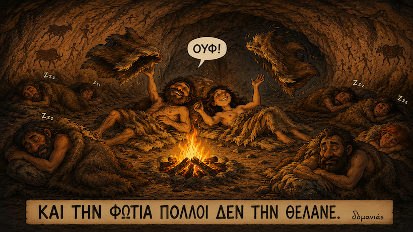 κι όταν άναψε η πρώτη φωτιά, κάποιοι θα διαφωνούσαν κι όταν άναψε η πρώτη φωτιά, κάποιοι θα διαφωνούσαν