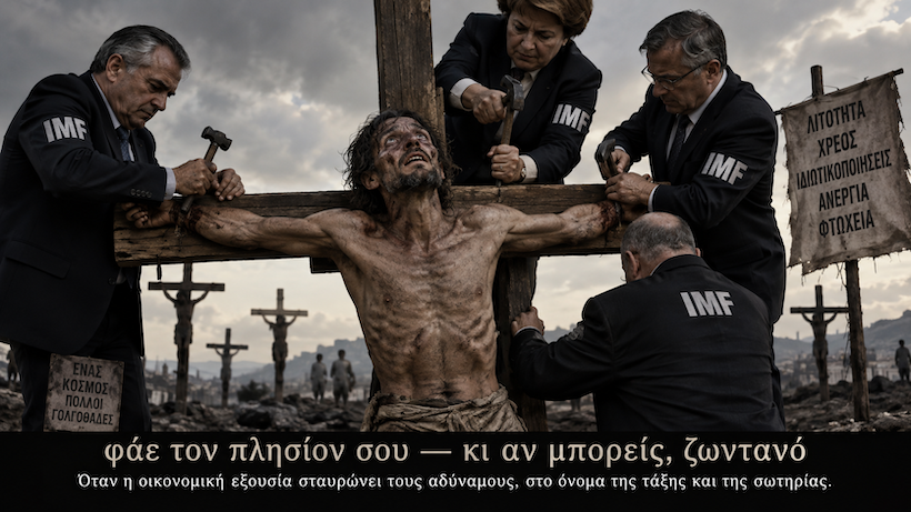 φάε τον πλησίον σου — κι αν μπορείς, ζωντανό φάε τον πλησίον σου — κι αν μπορείς, ζωντανό